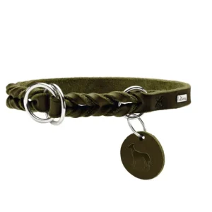 HUNTER Dressurhalsband Solid Education 45-50/M-L olive Beliebt